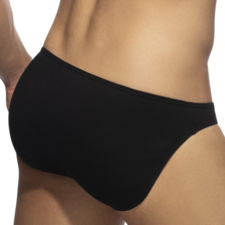 Slip Bikini Addicted COTTON Noir