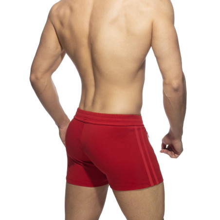 Short ZIP POCKETS SPORTS Rouge