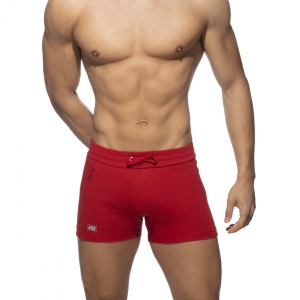 Short ZIP POCKETS SPORTS Rouge