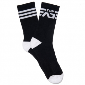 Chaussettes AD TOP Noir-Blanc 2