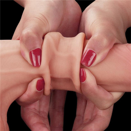 Gode réaliste SLIDING SKIN 16 x 4.5cm