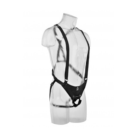 Gode ceinture suspension Hollow Strap Flesh 22 x 6.5 cm