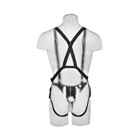 Gode ceinture suspension Hollow Strap Flesh 22 x 6.5 cm