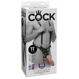 Gode ceinture suspension Hollow Strap Flesh 22 x 6.5 cm 2