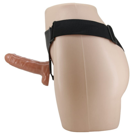 Double Gode ceinture vibrant PASSION DUAL 14 x 4cm