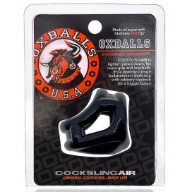 Ballstretcher souple Oxballs COCKSLING AIR Noir 2
