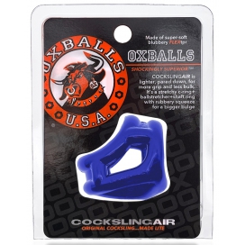 Ballstretcher souple Oxballs COCKSLING AIR Bleu 2