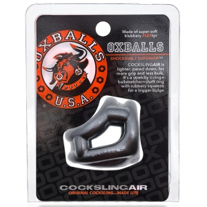 Ballstretcher souple Oxballs COCKSLING AIR Gris