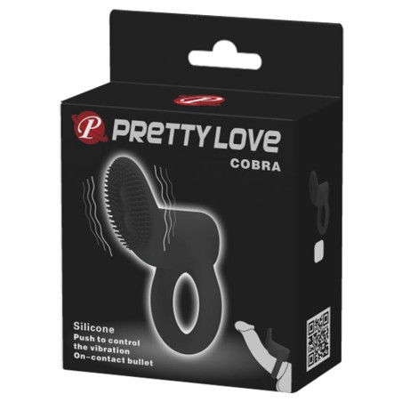 Cockring Vibrant COBRA Pretty Love One Push