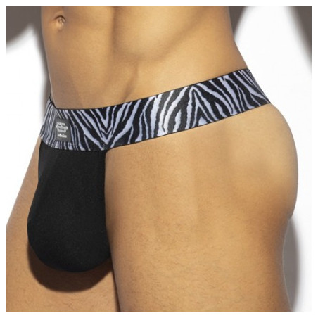 String Push Up ZEBRA Noir