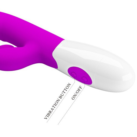 Vibro Rabbit CERBERUS Pretty Love 21cm Violet