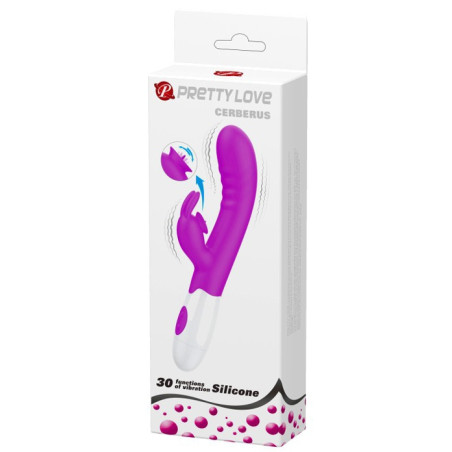 Vibro Rabbit CERBERUS Pretty Love 21cm Violet