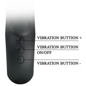 Vibromasseur ANSEL Pretty Love 16cm Noir