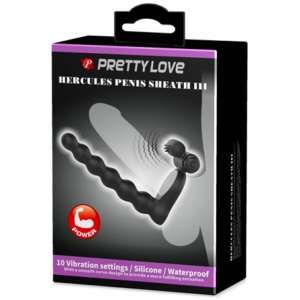 Embout de pénis HERCULES Pretty Love 13 x 2.5cm