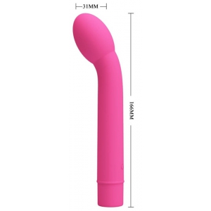 Vibro Point G LOGAN Pretty Love 16 x 3cm Rose