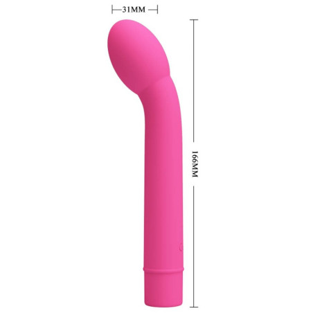 Vibro Point G LOGAN Pretty Love 16 x 3cm Rose