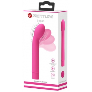 Vibro Point G LOGAN Pretty Love 16 x 3cm Rose