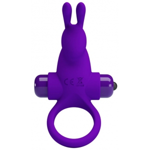 Cockring vibrant DICK RABBIT Pretty Love 30mm Violet