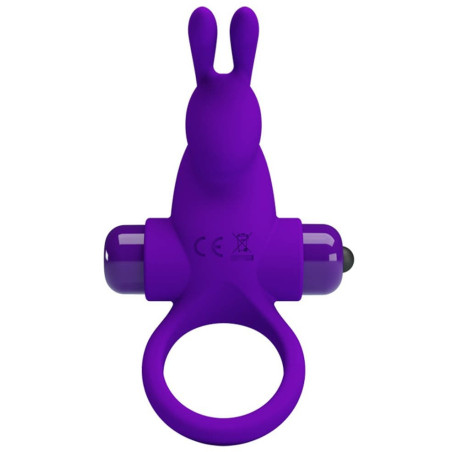 Cockring vibrant DICK RABBIT Pretty Love 30mm Violet