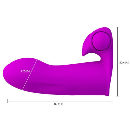 Doigt Vibrant MAXWELL Pretty Love Violet