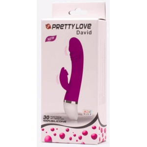 Vibro Rabbit DAVID Pretty Love 20cm