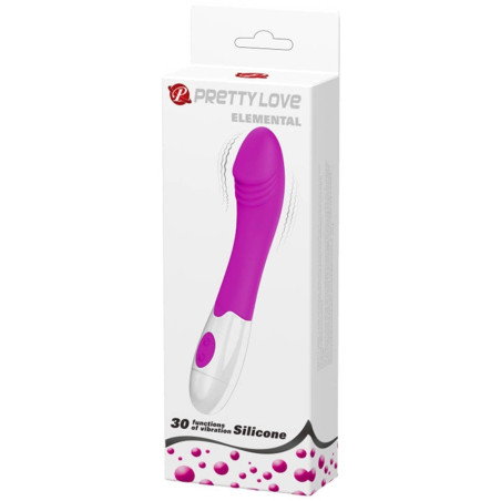 Stimulateur Point G ELEMENTAL 12 x 3.5cm Rose