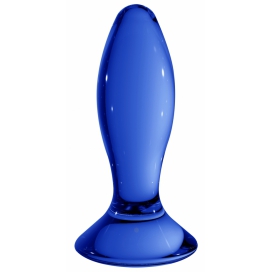 Plug en verre FOLLOWER Bleu 9 x 3.5cm