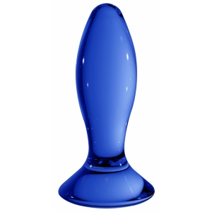 Plug en verre FOLLOWER Bleu 9 x 3.5cm
