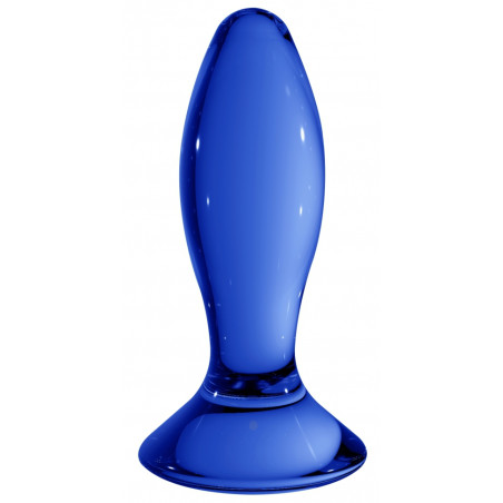 Plug en verre FOLLOWER Bleu 9 x 3.5cm