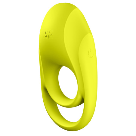 Cockring Vibrant Satisfyer SPECTACULAR DUO Jaune