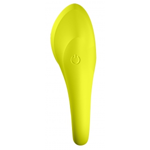 Cockring Vibrant Satisfyer SPECTACULAR DUO Jaune