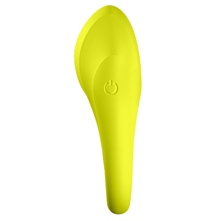 Cockring Vibrant Satisfyer SPECTACULAR DUO Jaune