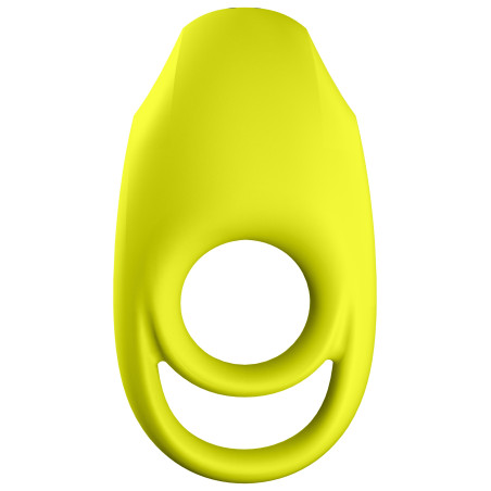Cockring Vibrant Satisfyer SPECTACULAR DUO Jaune