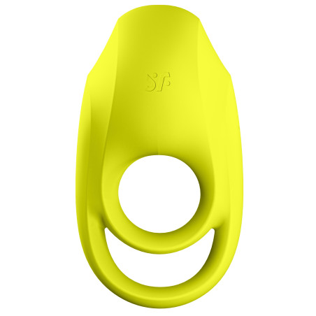 Cockring Vibrant Satisfyer SPECTACULAR DUO Jaune
