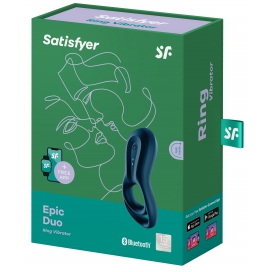 Cockring vibrant Satisfyer EPIC DUO Navy 2