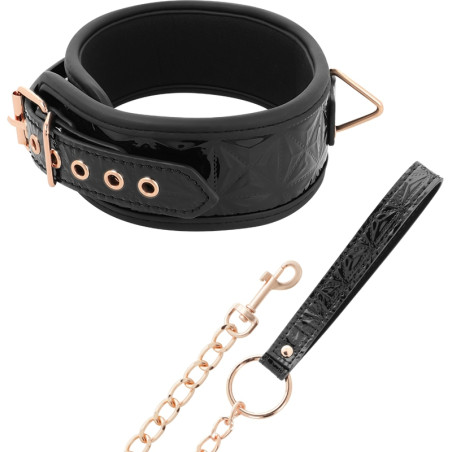 Collier et Laisse BEGME Noir