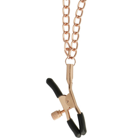 Collier avec pince-tétons BEGME Noir