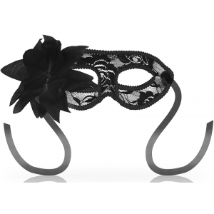 Masque OHMAMA Dentelle et Fleur Noir