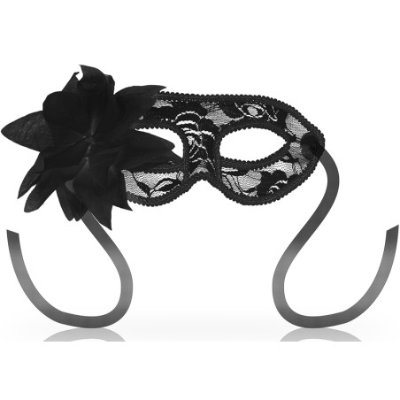 Masque OHMAMA Dentelle et Fleur Noir