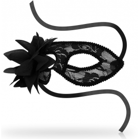 Masque OHMAMA Dentelle et Fleur Noir 2
