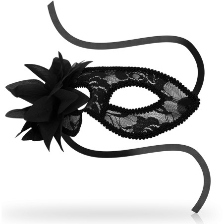 Masque OHMAMA Dentelle et Fleur Noir