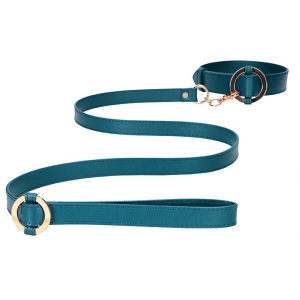 Collier et Laisse HALO COL Bleu