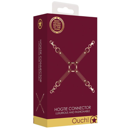 Hogtie pour Menottes CONNECTOR Rouge