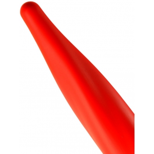 Gode long STRETCH WORM N°1 - 39 x 3cm Rouge