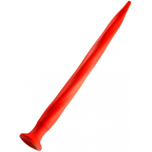 Gode long STRETCH WORM N°5 - 64 x 5.2cm Rouge