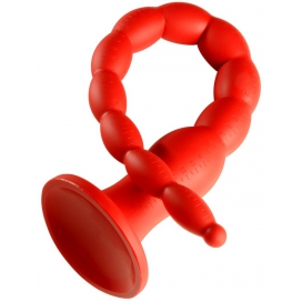 Gode long STRETCH WORM N°6 - 60 x 6cm Rouge 2