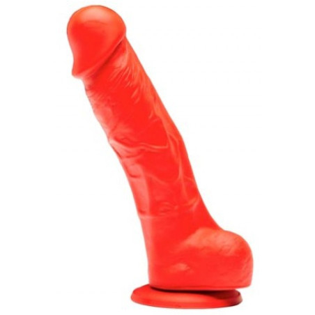 Gode en silicone STRETCH N°1 - 14 x 3.7cm Rouge