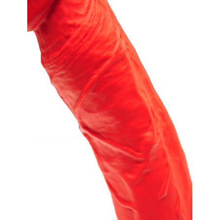 Gode en silicone STRETCH N°2 - 17 x 4.3cm Rouge