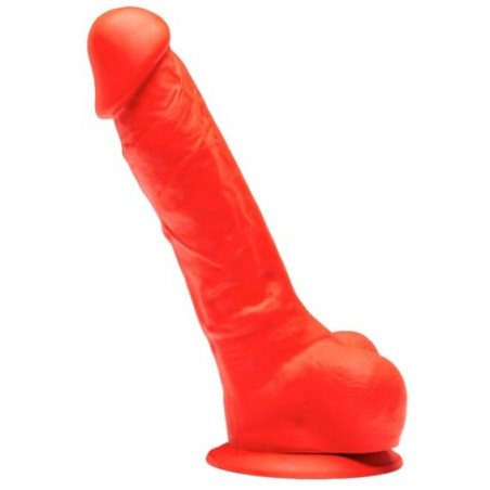 Gode en silicone STRETCH N°2 - 17 x 4.3cm Rouge