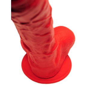 Gode en silicone STRETCH N°3 - 19 x 4.8cm Rouge
